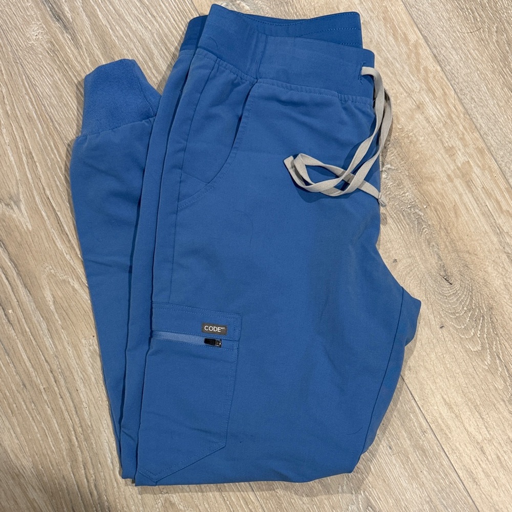 Womens Code Blue Drawstring Jogger Scrubs